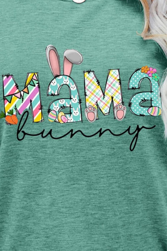 MAMA BUNNY Easter Graphic Tee - Enchanting Top