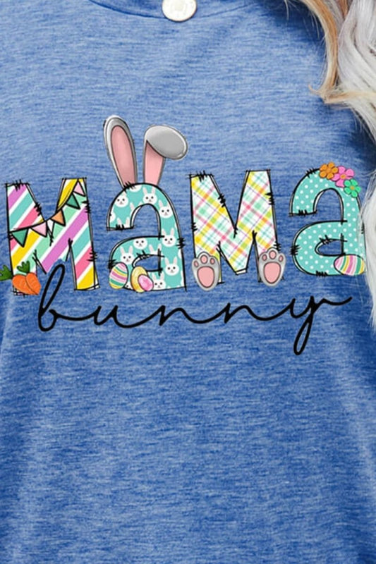 MAMA BUNNY Easter Graphic Tee - Enchanting Top