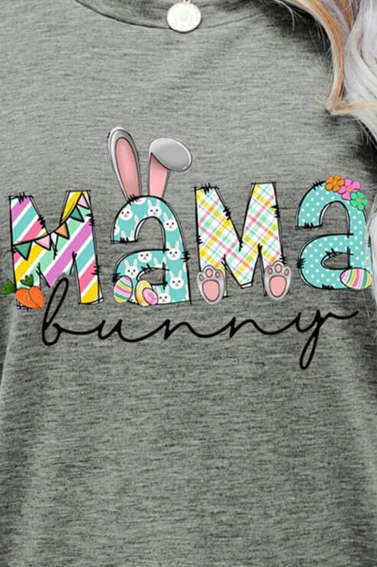 MAMA BUNNY Easter Graphic Tee - Enchanting Top